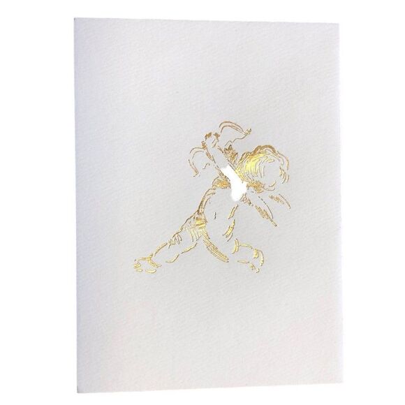 Set of Gilded Greetings Gold Foil Note Cards and Envelopes - Picture 3 of 7